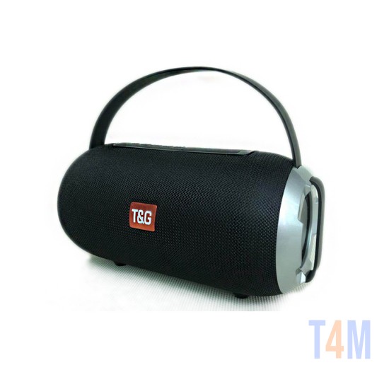 ALTAVOZ INALÁMBRICO T&G TG-509/TG509 FM/AUX/USB/TARJETA DE MEMORIA NEGRO